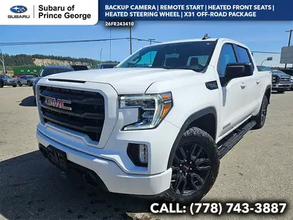 White 2022 GMC Sierra 1500 Limited Elevation Crew Cab 4WD Pickup Truck Four-Wheel Drive 8-Speed Automatic