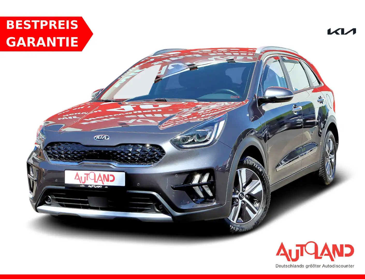 Kia Niro 1.6 Spirit Plug-in Hybrid LED DAB Navi Kamera Grijs - 1