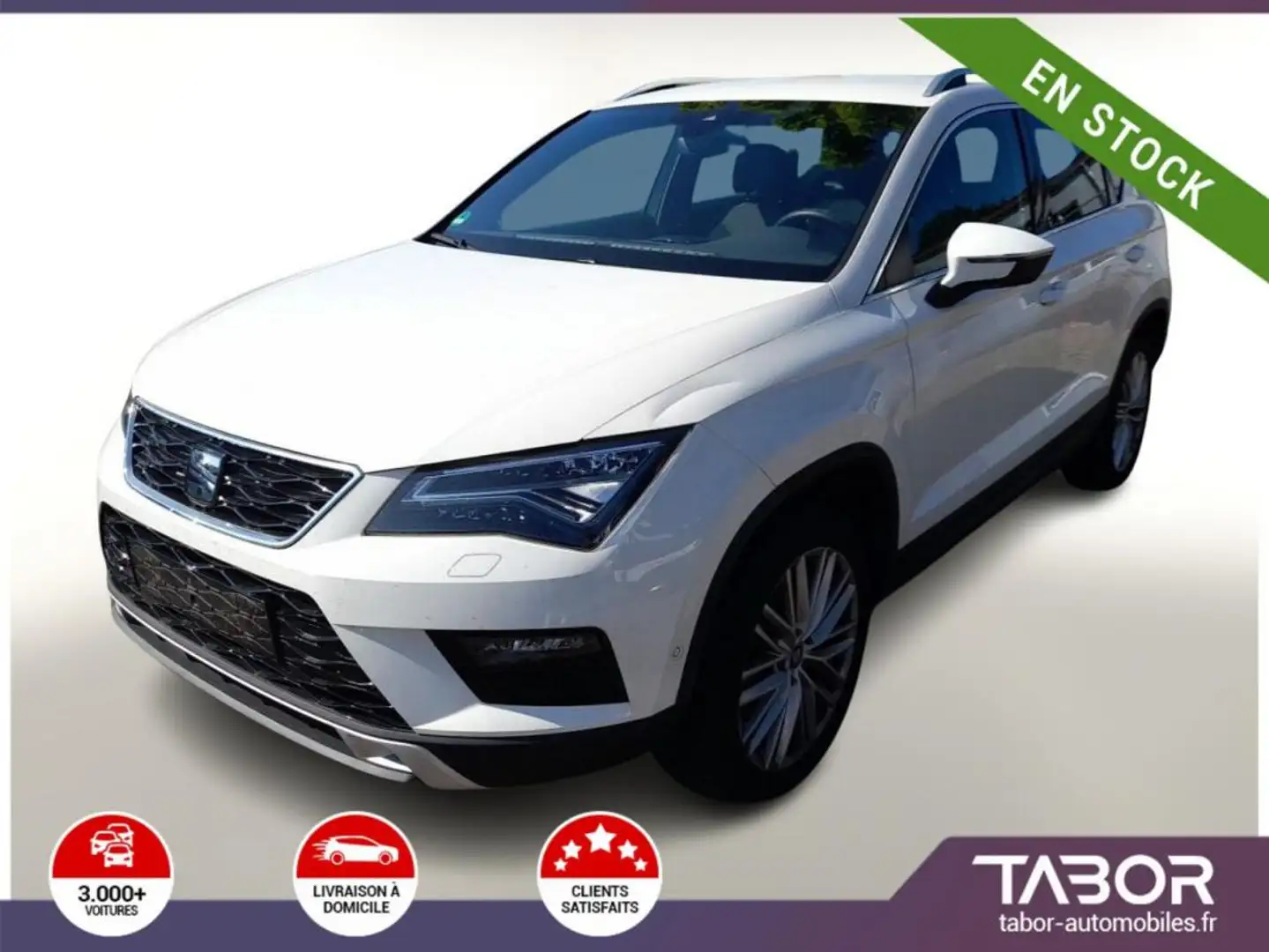 SEAT Ateca 1.5 TSI 150 DSG Xcellence GPS ACC Blanc - 1