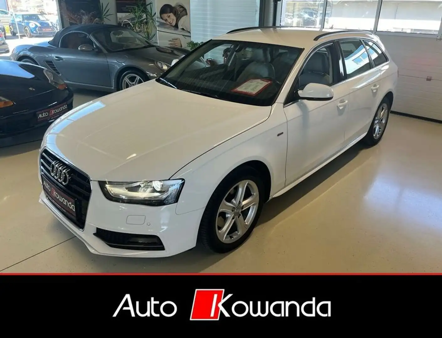 Audi A4 S-Line Avant 2,0 TDI Aut. -1. Besitz Blanc - 2