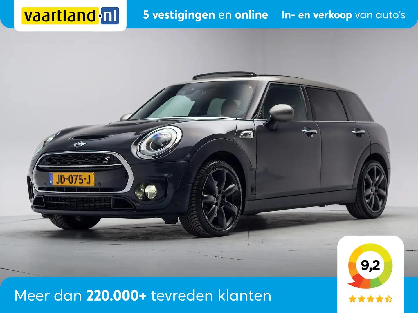 MINI Cooper S Clubman 2.0 Aut. [ Panorama JCW-interieur Navi prof. ] Gris - 1
