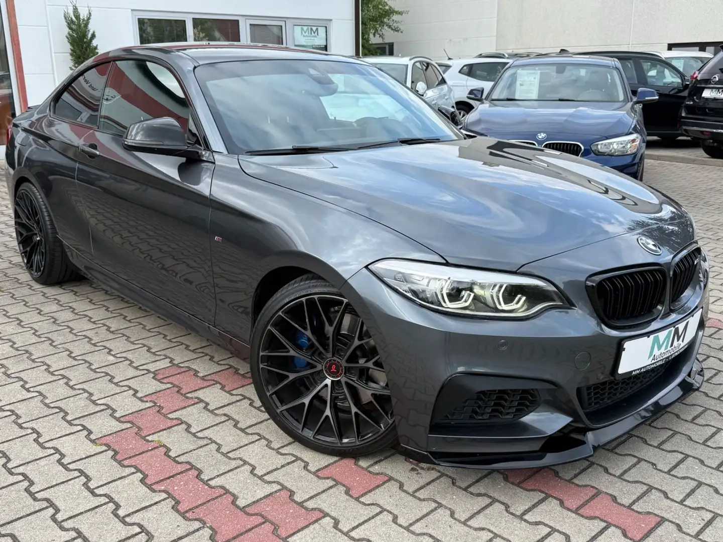 BMW 240 -2.HAND-NAVI-LED-KAM-B&W-ALCANT-19Z-BMW KD Grau - 1