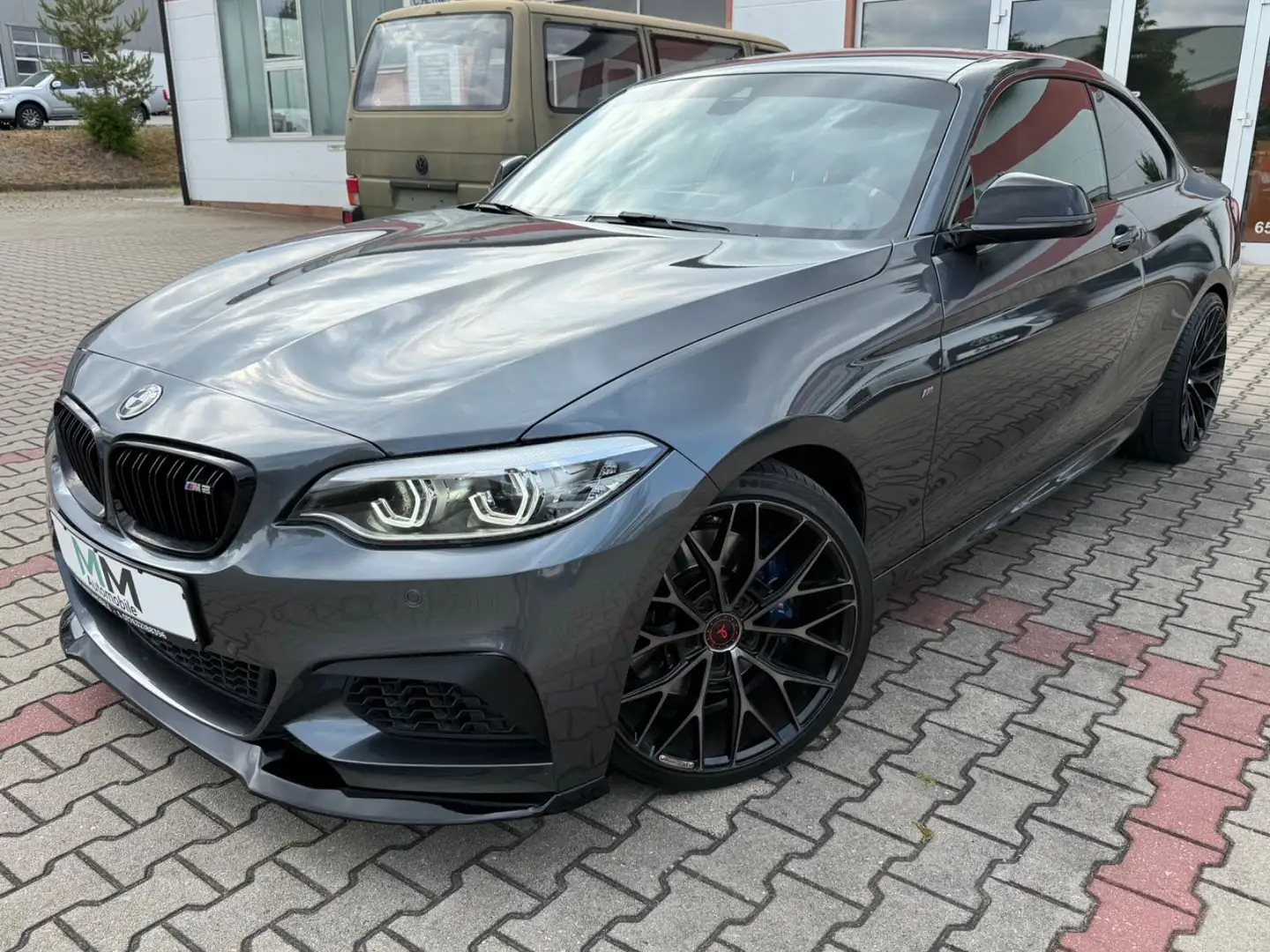 BMW 240 -2.HAND-NAVI-LED-KAM-B&W-ALCANT-19Z-BMW KD Grau - 2