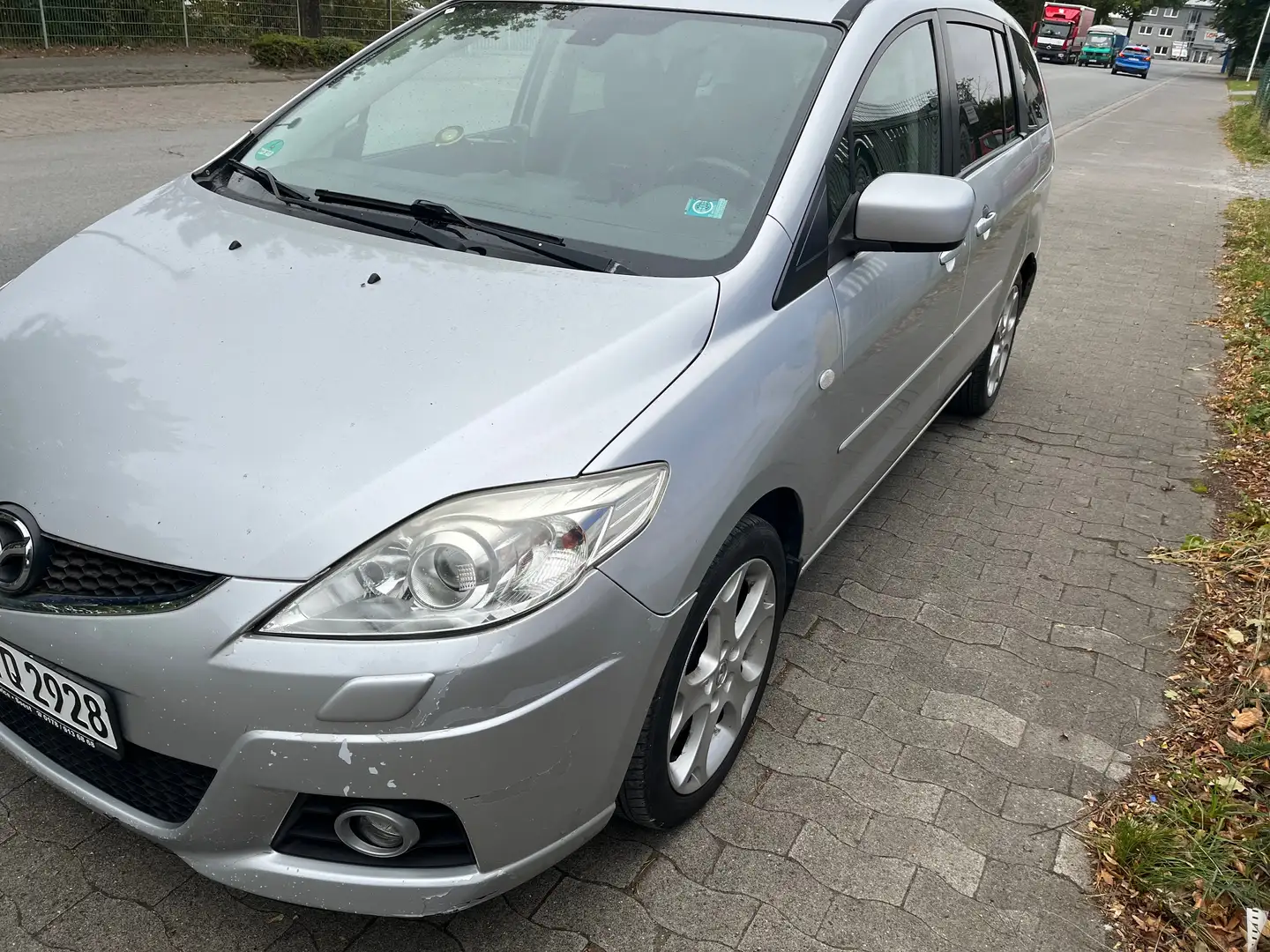 Mazda 5 2.0 CD DPF Exclusive.TÜV Neu ❓7 Setzer.Leder Grau - 2