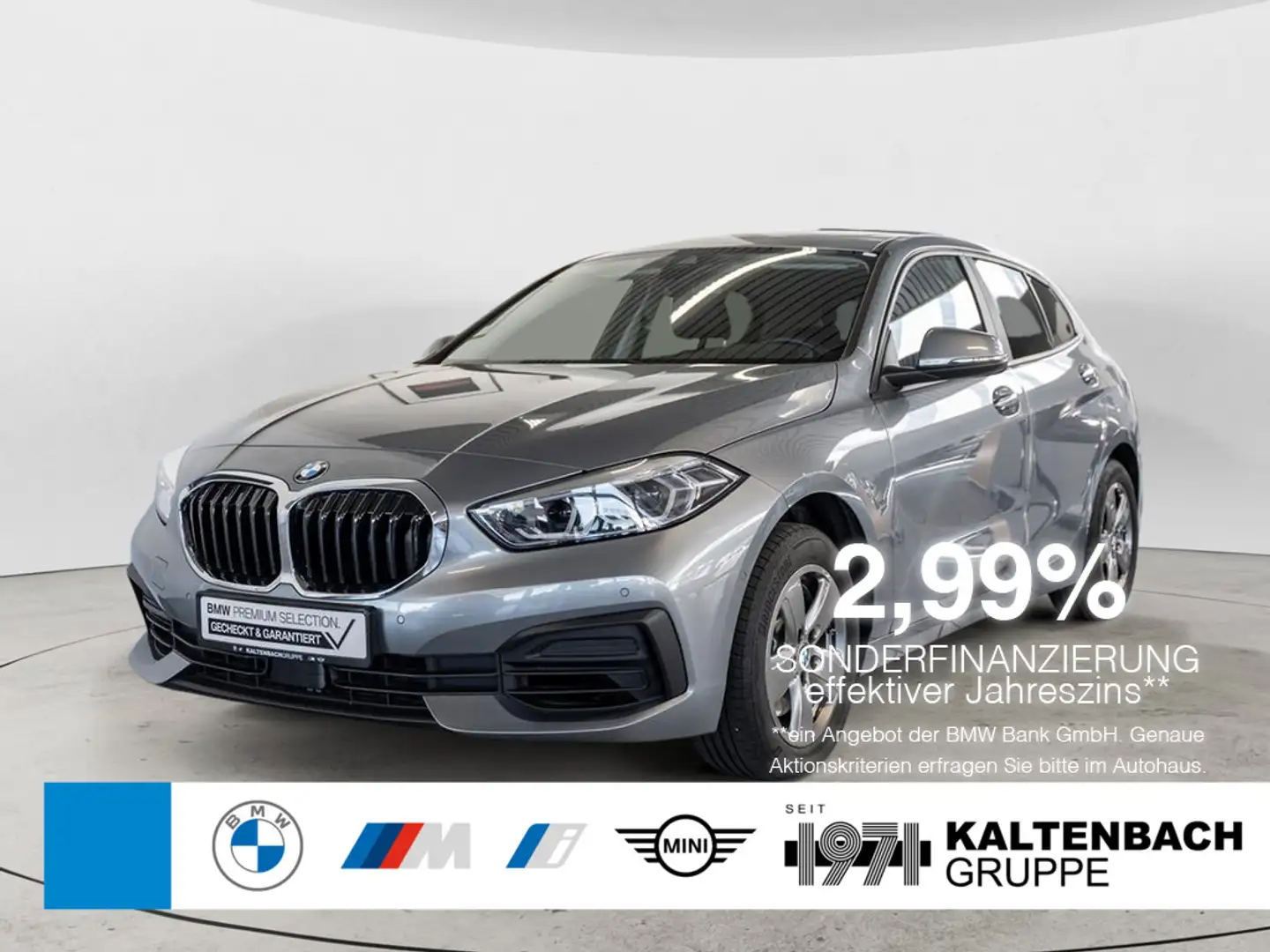 BMW 116 i Advantage PANO LED ALUFELGEN NAVI KAMERA Серый - 1