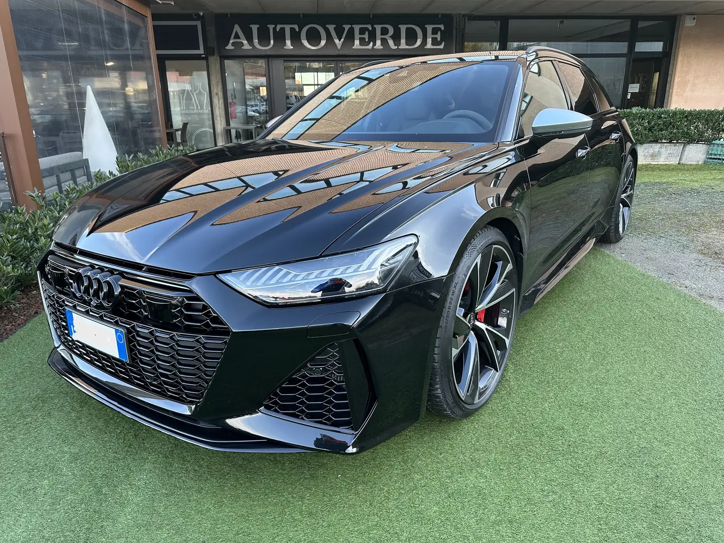 Audi RS6 Avant 4.0 Mhev quattro TIP 600CV 25000KM IVA ESP. Zwart - 1