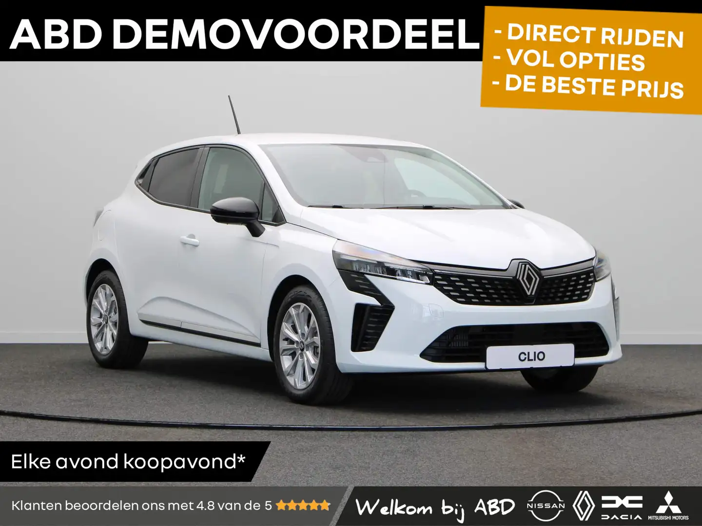 Renault Clio TCe 100pk Bi-Fuel evolution | Achteruitrijcamera | Wit - 1