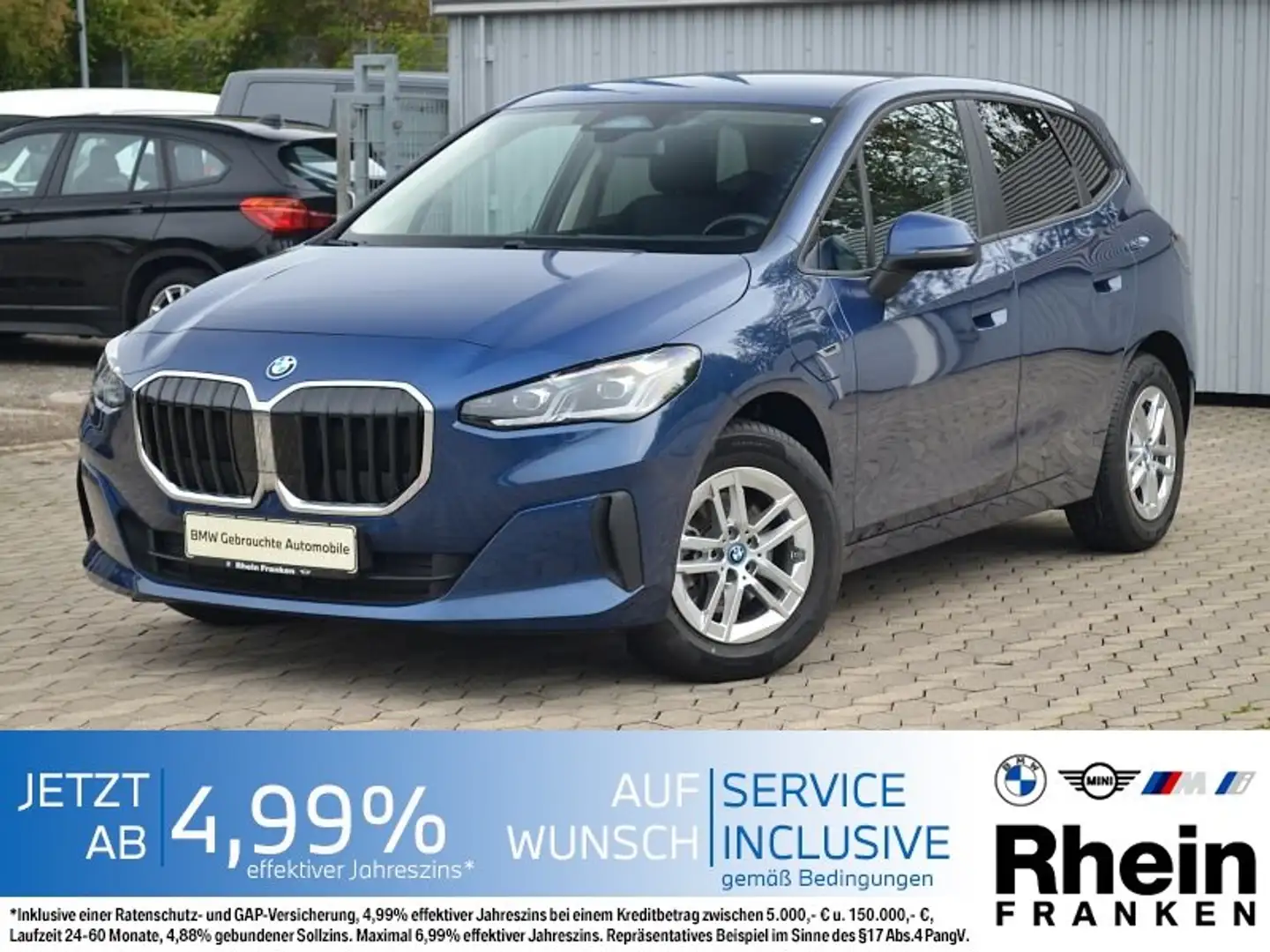 BMW 225 e xDrive Active Tourer Ad.LED.Widscreen.AHK Blau - 1