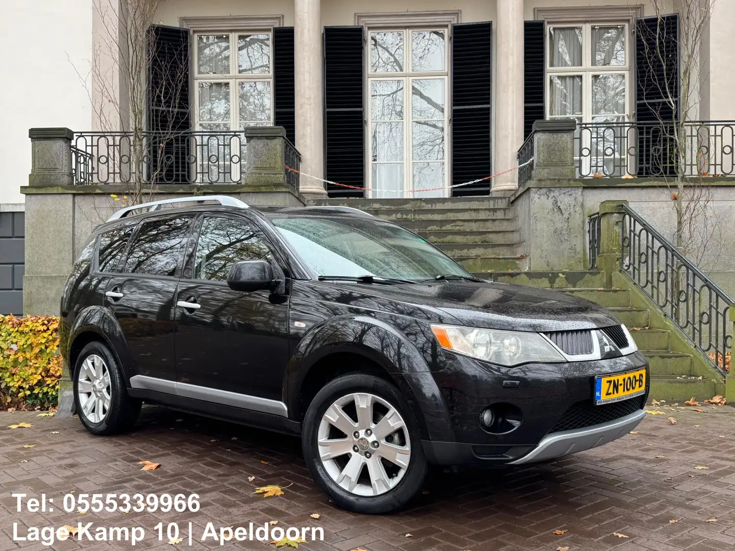 Mitsubishi Outlander 2.4 Intense+4WD 7P Automaat Leder Sch-Dak Navi Cam Noir - 1