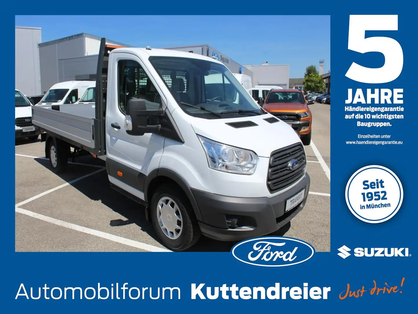 Ford Transit Pritsche 350 L3 RWD Doppelkabine SHZ Beyaz - 1