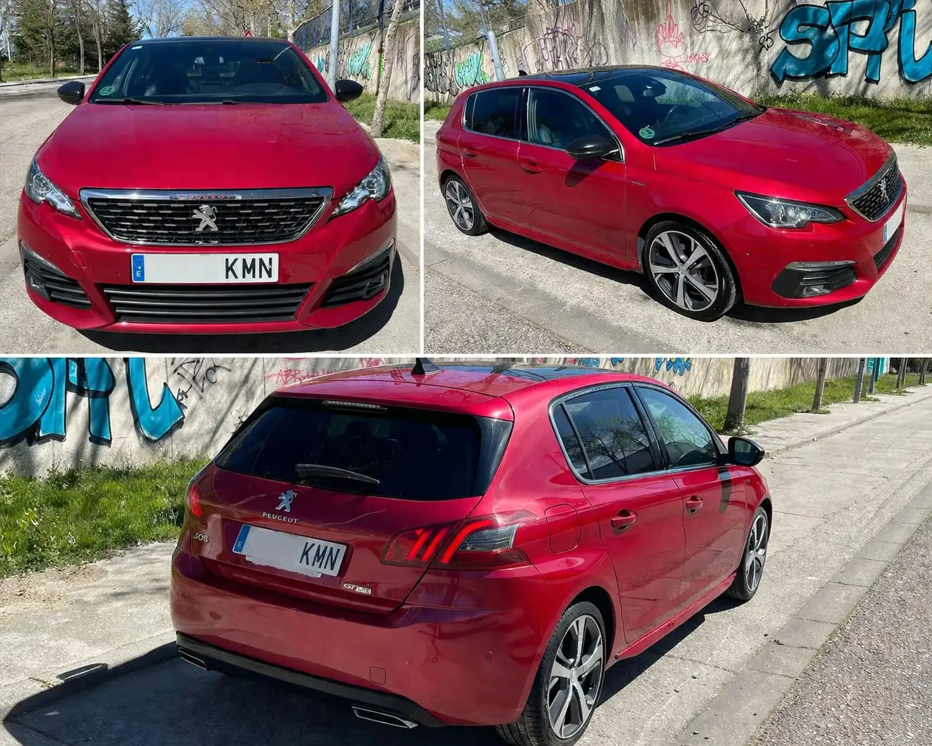 Peugeot 308 Peugeot 308 GT Line 1.2 130 Automático Rojo - 1