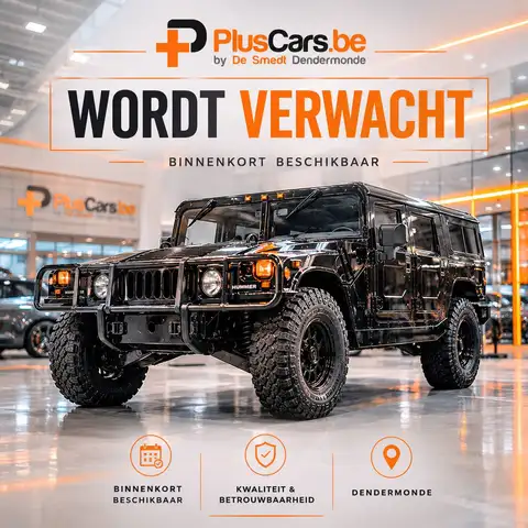 HUMMER H1 WORDT VERWACHT | Uniek!! | Lichte Vracht | Rijbewijs B! | Leder | V8 Diesel
