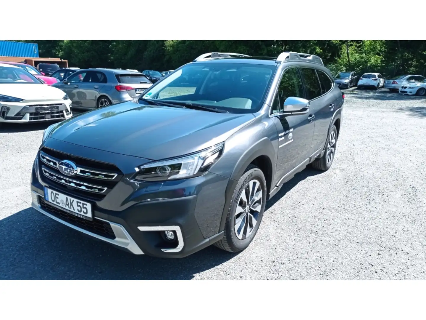 Subaru OUTBACK Platinum 2.5i LEDER NAVI ACC SD LED Gris - 1