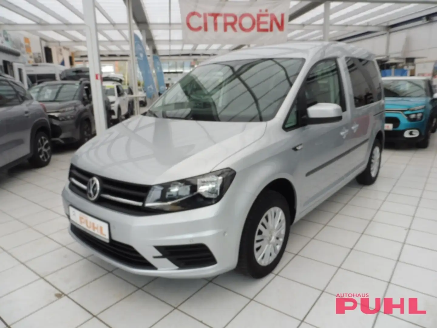 Volkswagen Caddy PKW Trendline BMT 1.2 TSI AHK-abnehmbar  Rückfahrk Argent - 1