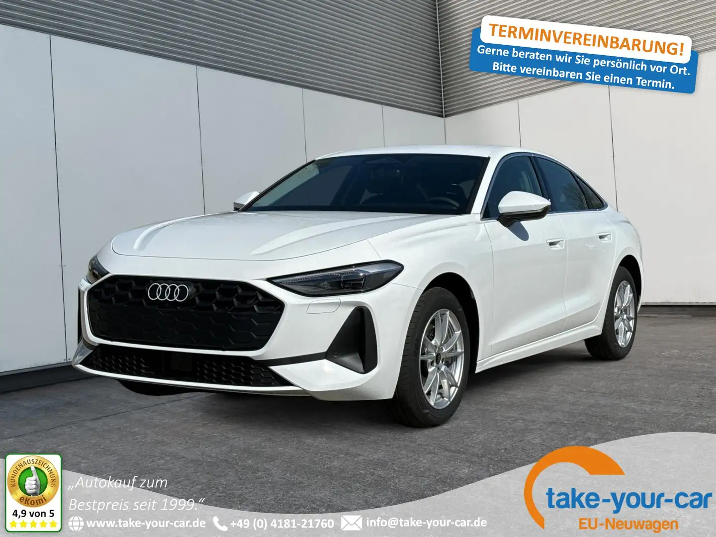 Audi A5 Limousine NAVI+EL. HECKKL.+PDC+LED+17 LM TFSI 1... Blanc - 1