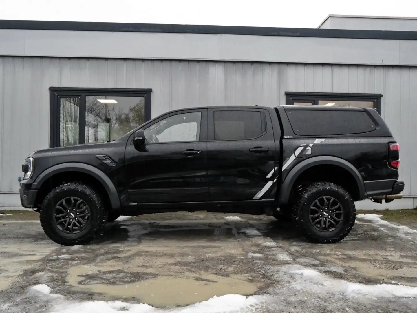 Ford Ranger Raptor DK 3.0 EB Aut.+AHK+ParkAssist+ACC Klima Navi Negro - 2
