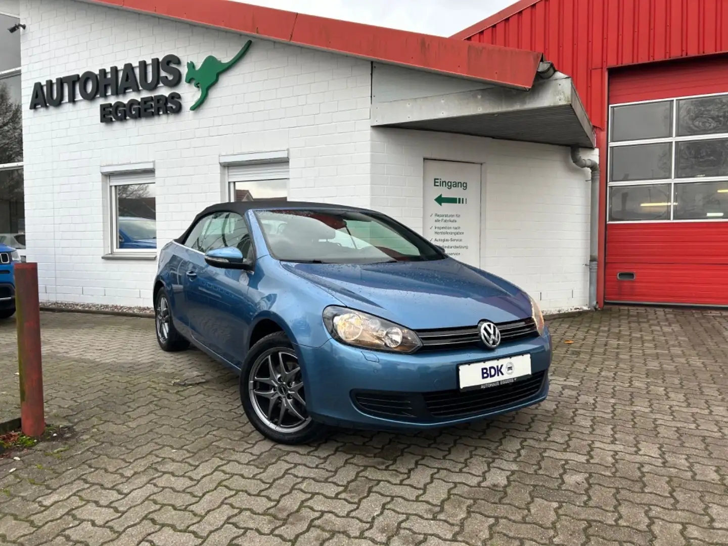 Volkswagen Golf VI Cabriolet/NAVI/SHZ/AUT/PDC/TEMP/S+W/2HD Blau - 1