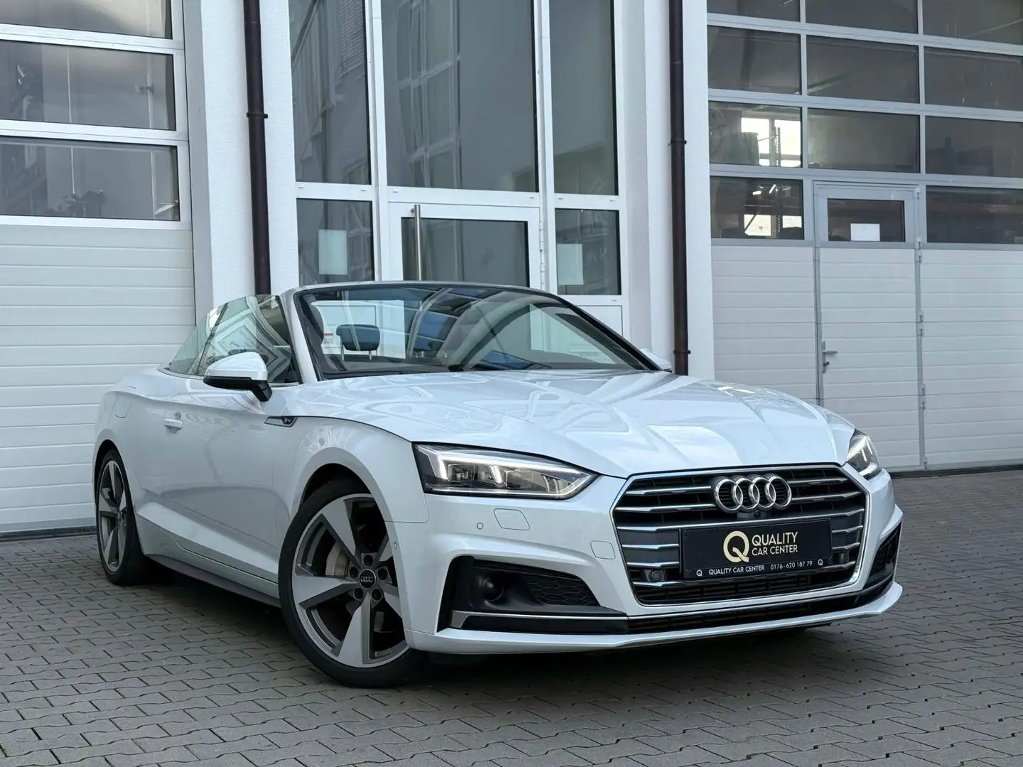 Audi A5 Cabriolet SPORT S-LINE *DIG.TACHO*AHKÜACC*B&O Blanc - 1