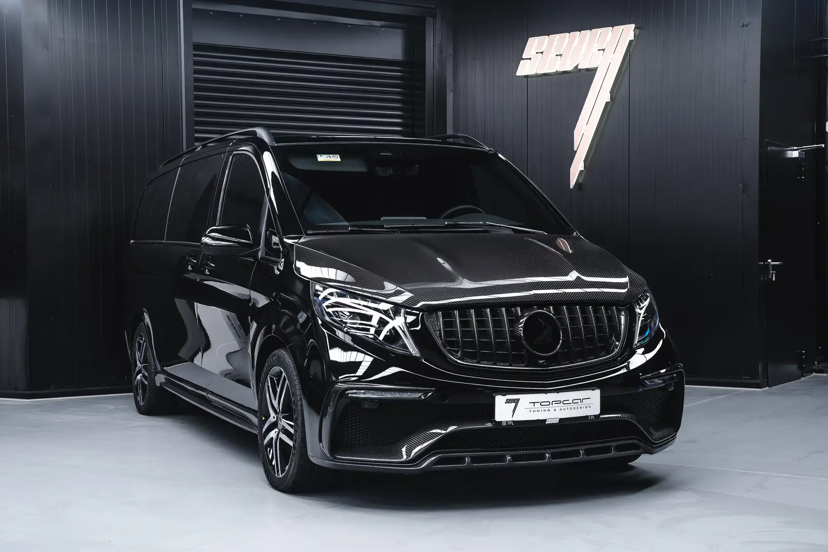 Mercedes-Benz V 300 Topcar Inferno V300 4M Long + 7seats + Airmatic Black - 1