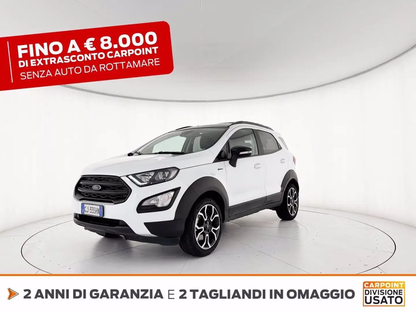 Ford EcoSport 1.0 ecoboost active s&s 125cv GPL Bianco - 1