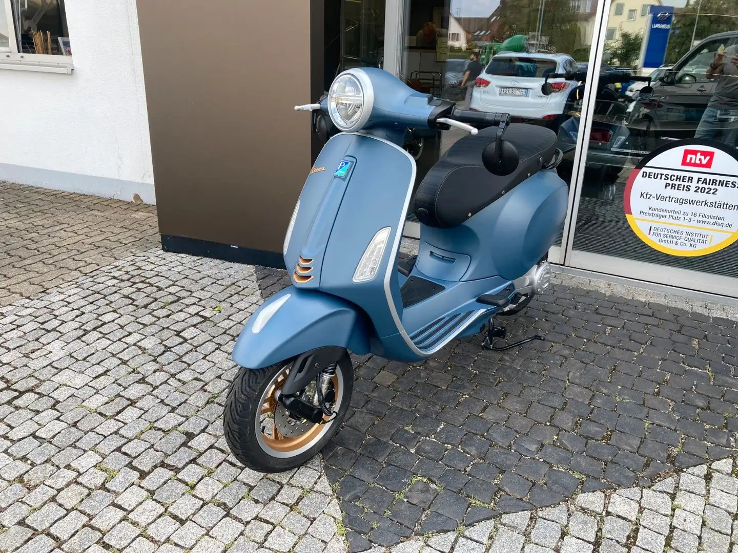 Vespa Primavera 50 Officina 8 Bleu - 2