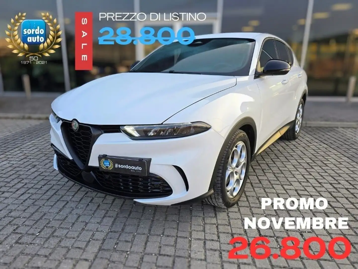 Alfa Romeo Tonale 1.6 diesel TCT6 Sprint Bianco - 1