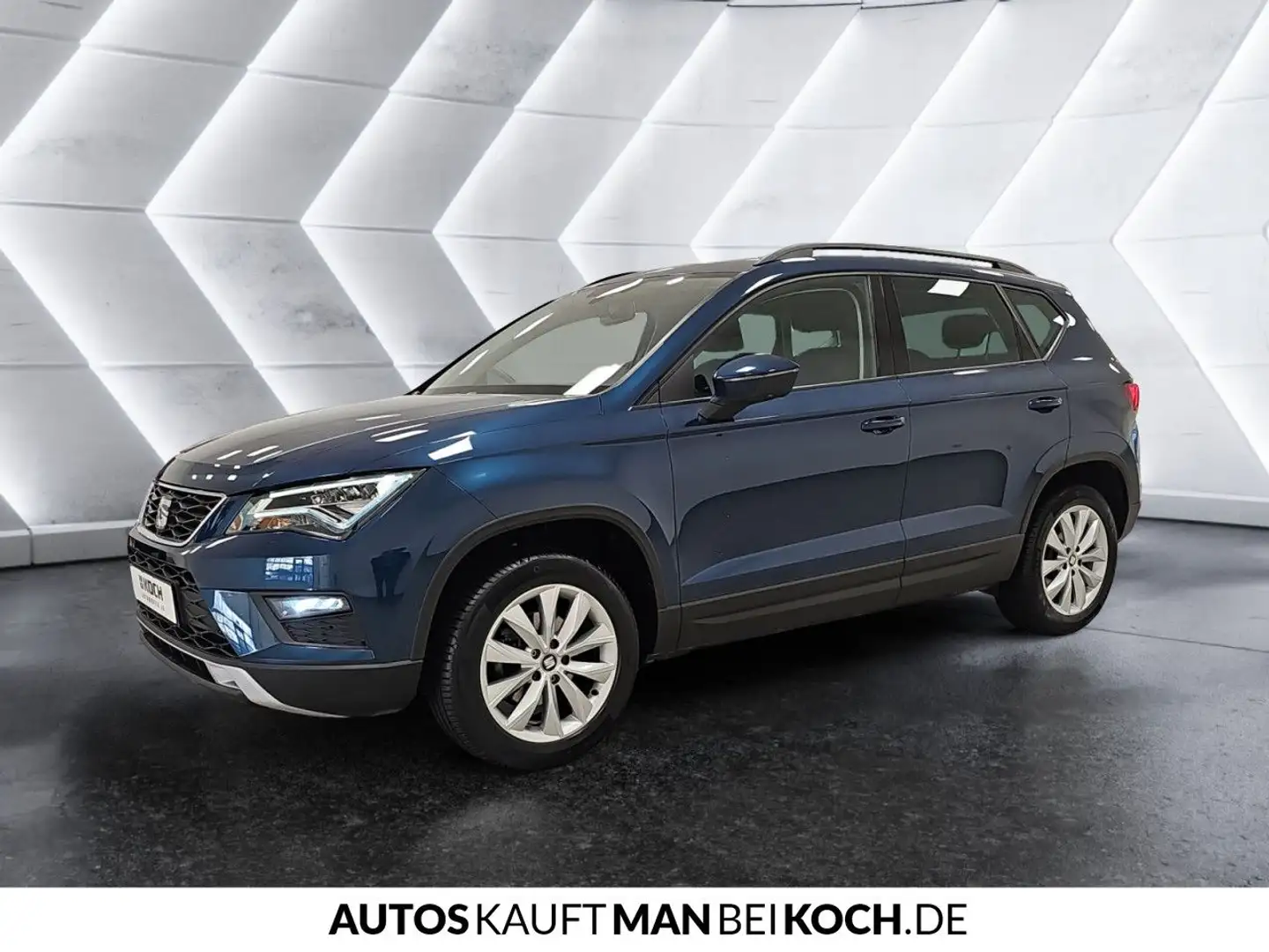 SEAT Ateca 1.5 TSI Style 6-Gang AHK LED SHZ PDC Klima Blau - 2
