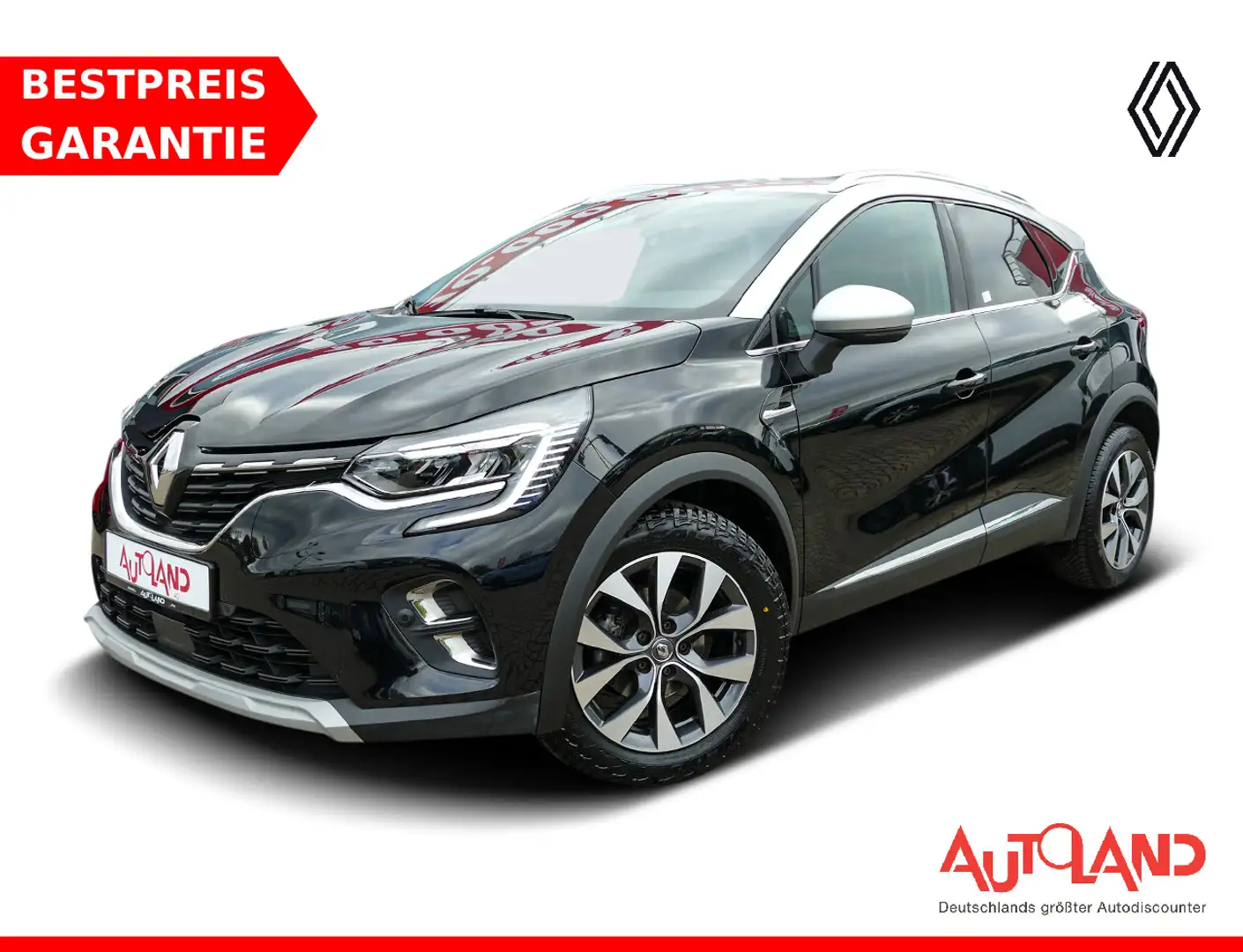 Renault Captur II 1.3 TCE Intens EDC LED Navi Kamera USB Negro - 1