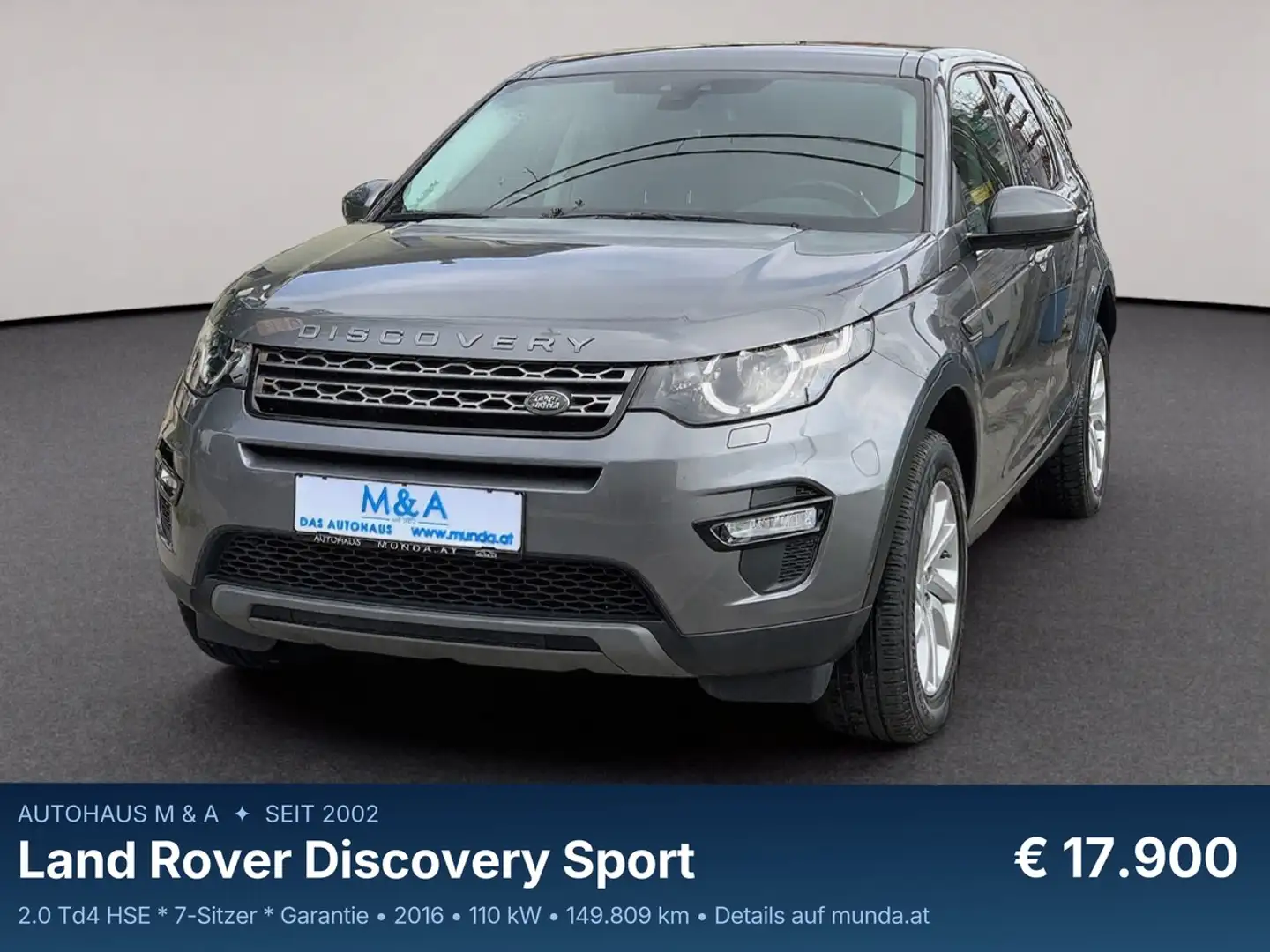 Land Rover Discovery Sport 2.0 Td4 HSE * 7-Sitzer * Garantie Grau - 1