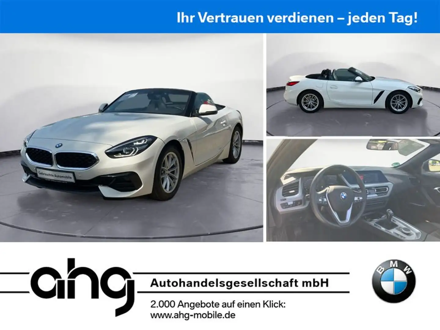BMW Z4 sDrive20i Advantage Cabrio Klimaaut. PDC HIFI Blanco - 1