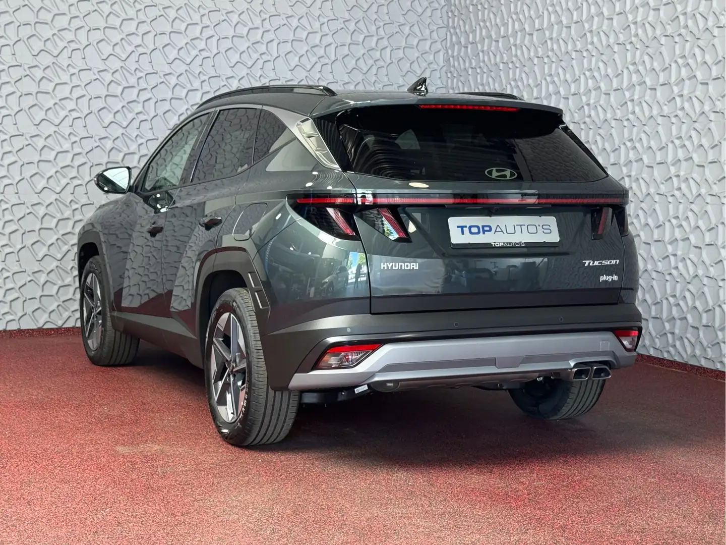 Hyundai TUCSON NIEUWE AUTO 1.6 T-GDI PHEV 252PK PANORAMA CAMERA C Groen - 2