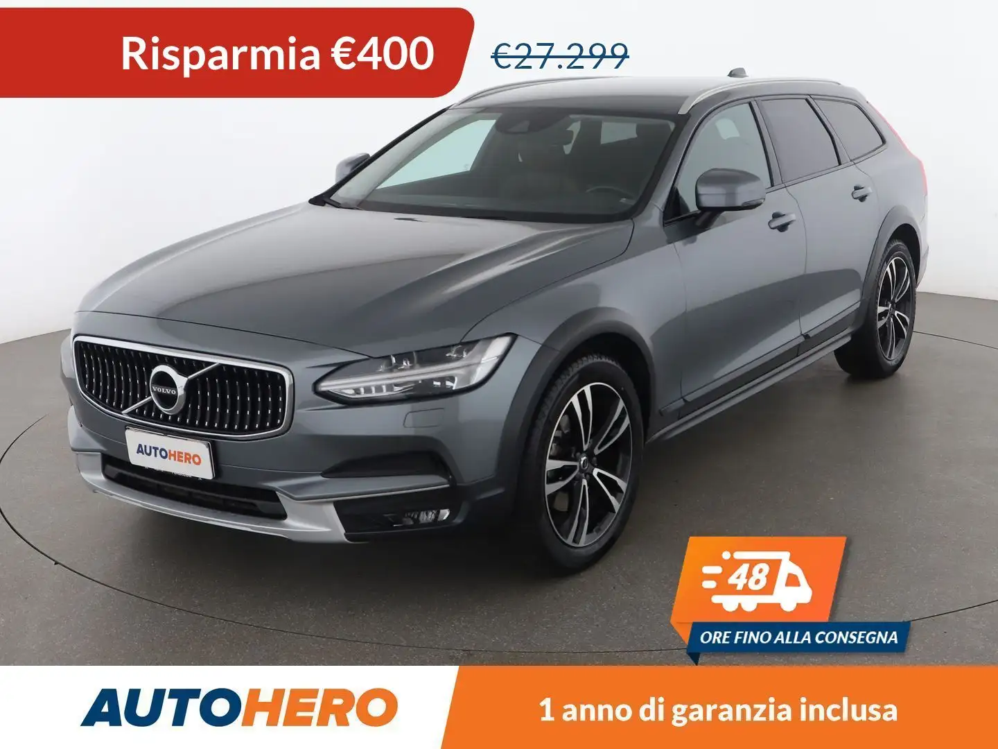 Volvo V90 Cross Country 2.0 D4 Pro Gris - 1