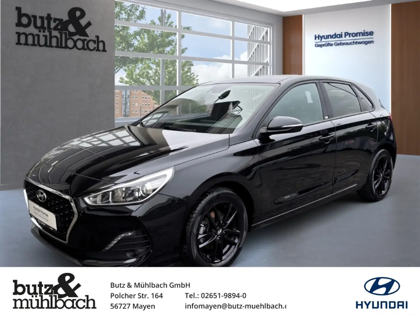 Hyundai i30 1.4 Benzin. M/T Sonderedition Passion-MAYEN Nero - 1