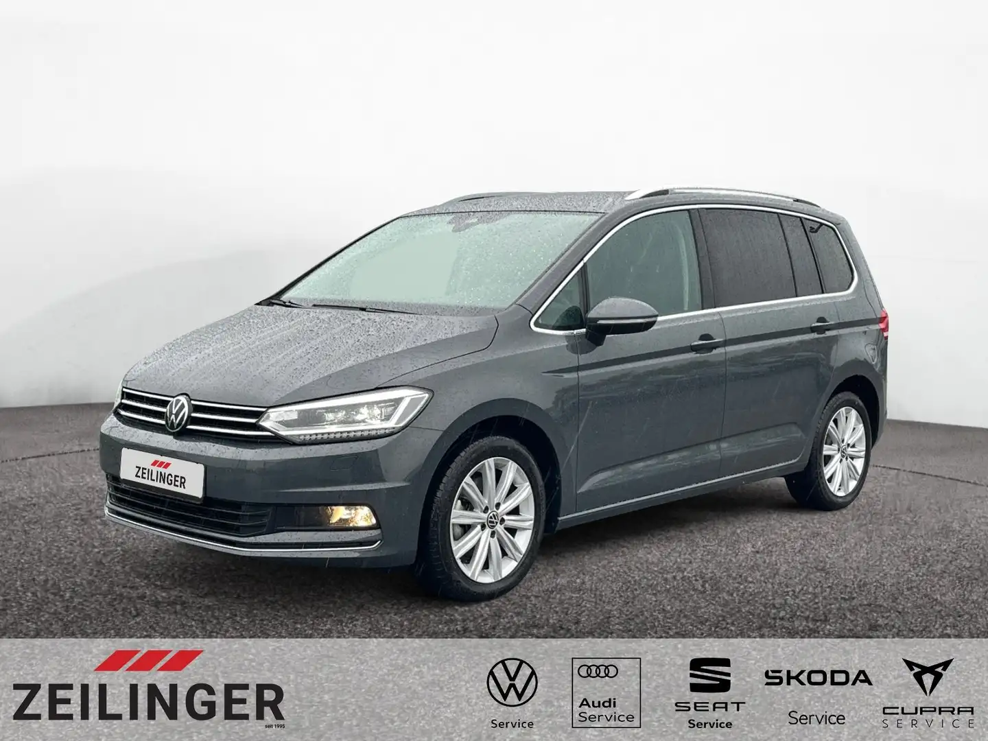 Volkswagen Touran Highline TDI DSG|7-SITZE|AHK|eHECK|NAVI| Grau - 1