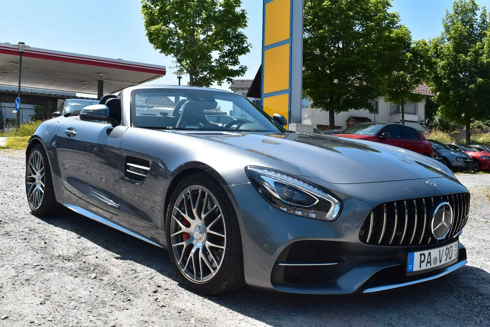 Mercedes-Benz AMG GT C Roadster "LEDER/KAMERA/ACC" Szürke - 2