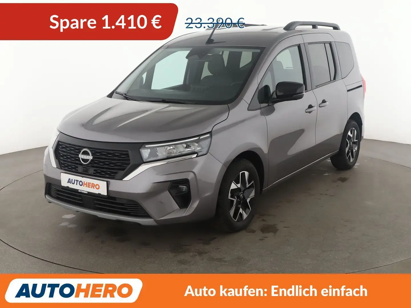 Nissan Townstar 1.3 DIG-T L1 Tekna*NAVI*TEMPO*CAM*PDC*SHZ* Grau - 1