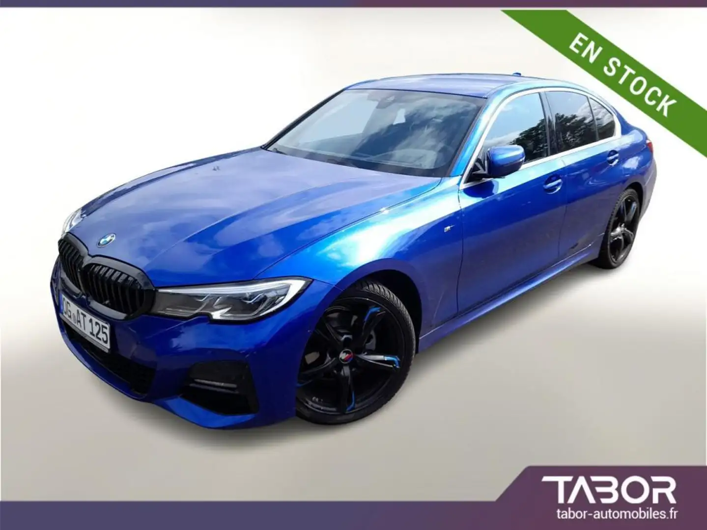 BMW 320 320 d Steptronic M Sport Laser HUD cuir 19P Bleu - 1