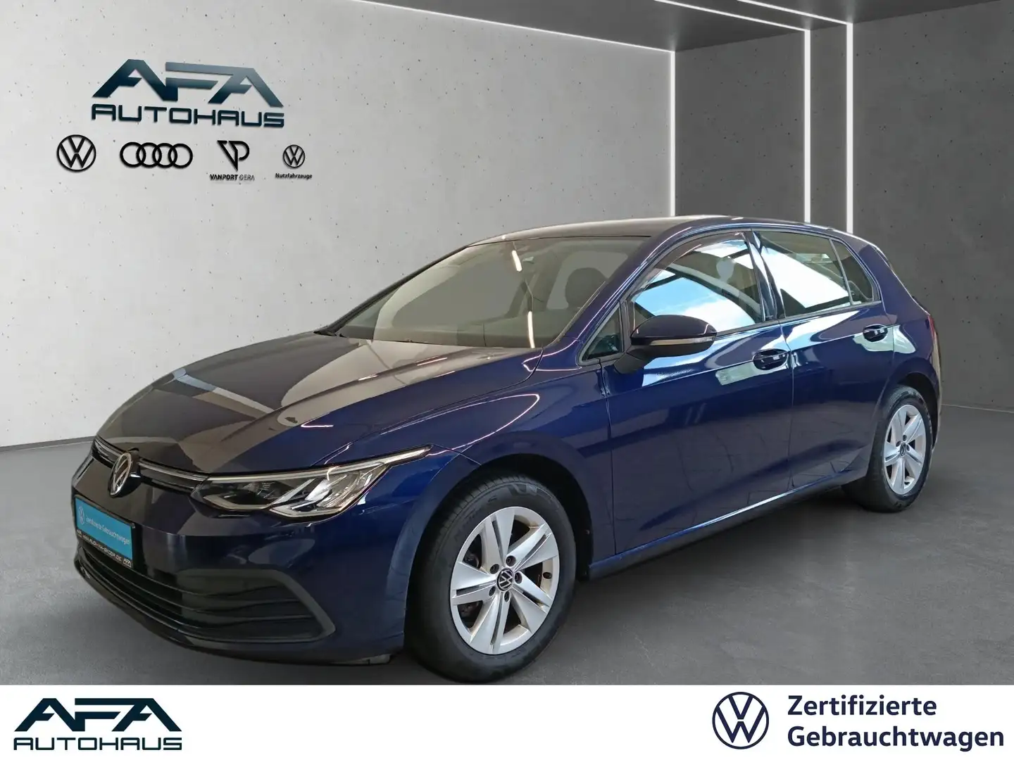 Volkswagen Golf VIII 1.5 eTSI Life DSG AHK*RFK*ACC*LED*Navi Blauw - 1