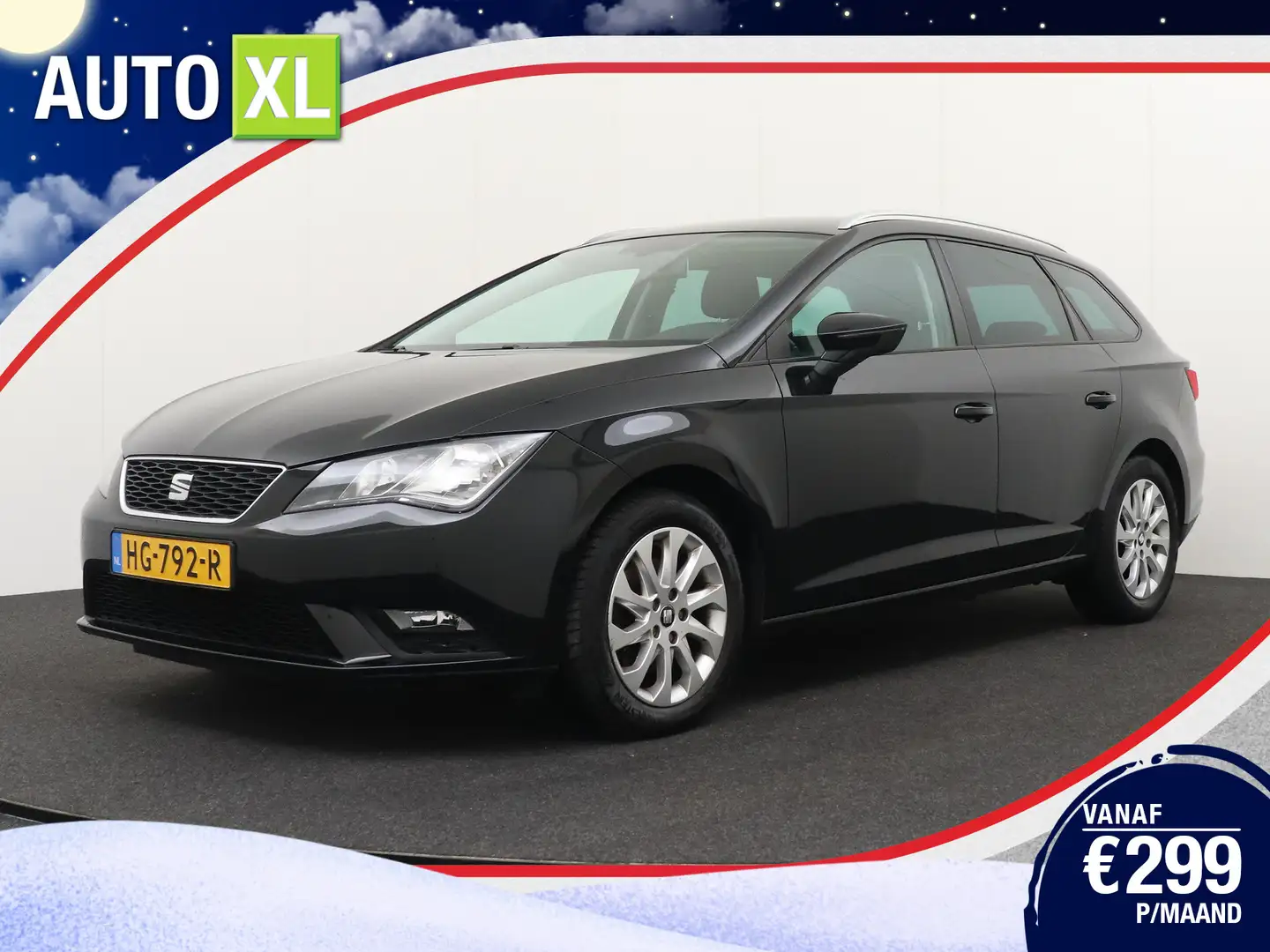 SEAT Leon ST 1.4T 150 PK Aut. Style Trekhaak Navi Climate Negro - 1