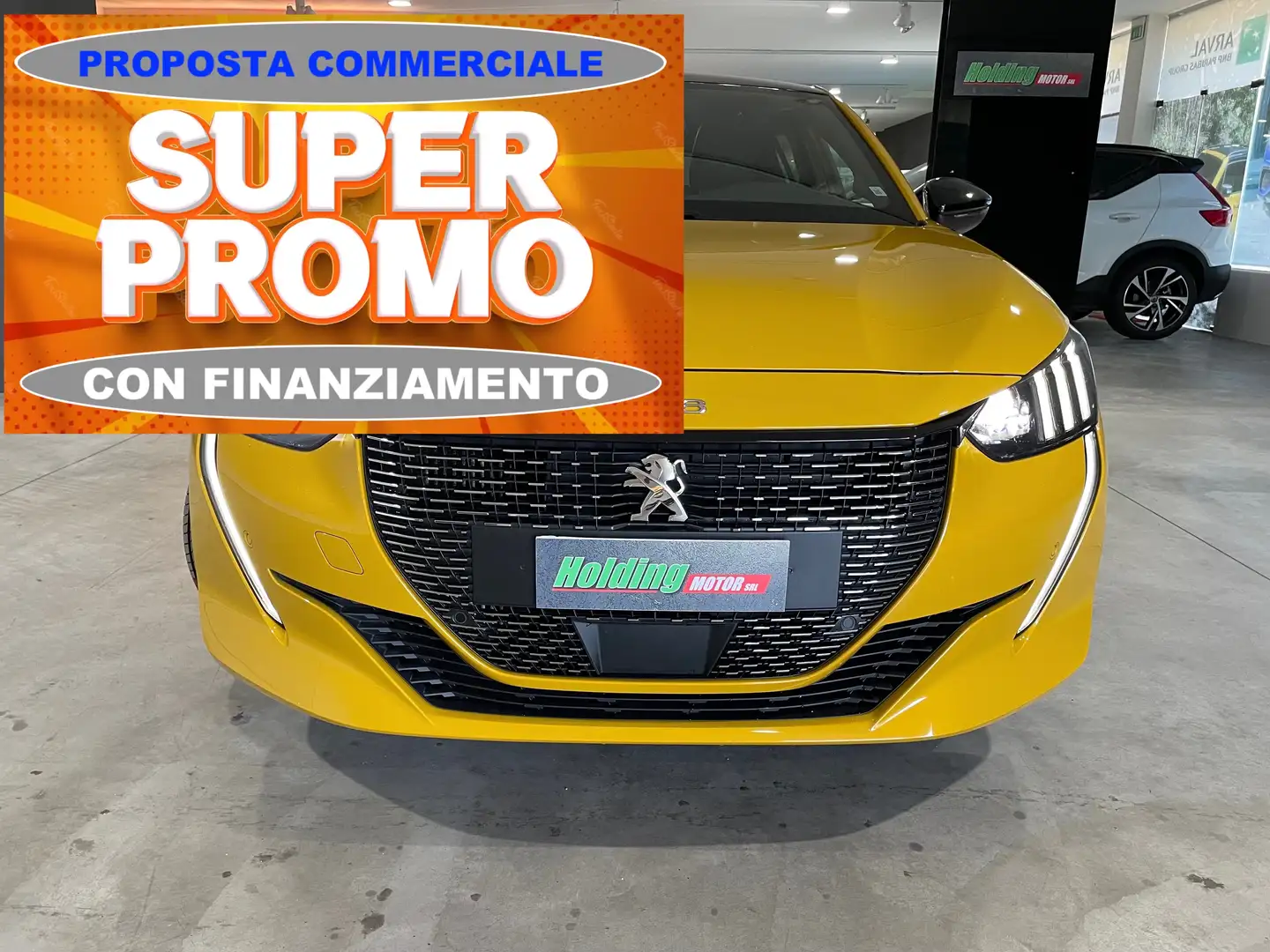 Peugeot 208 208 1.5 bluehdi GT Line s Geel - 1
