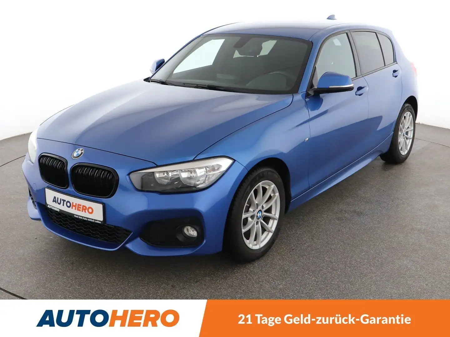 BMW 116 116d M Sport Aut.*TEMPO*PDC*SHZ*KLIMA* Blau - 1