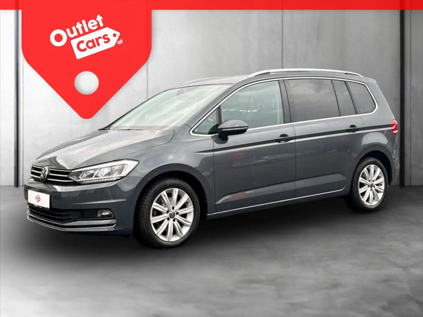 Volkswagen Touran 1.5 TSI AHK+LED+RADAR+NAVI+MASSAGE+VIRTUAL Grau - 1