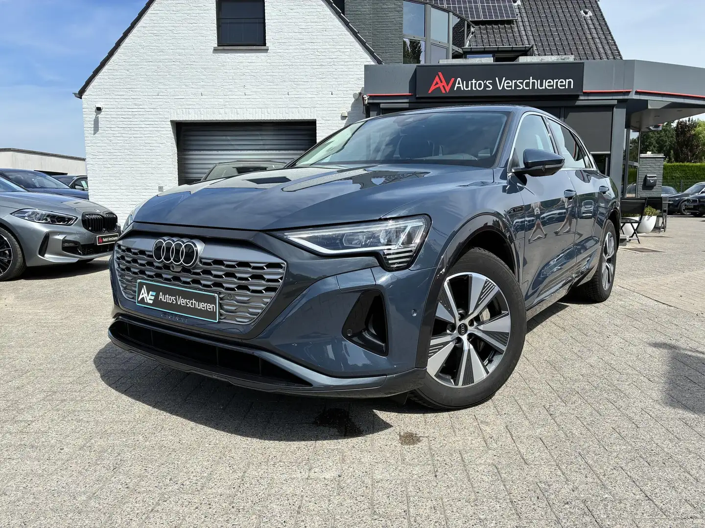 Audi Q8 e-tron 50 Quattro Advanced ** 360 Cam | ACC | Carplay/... Niebieski - 2