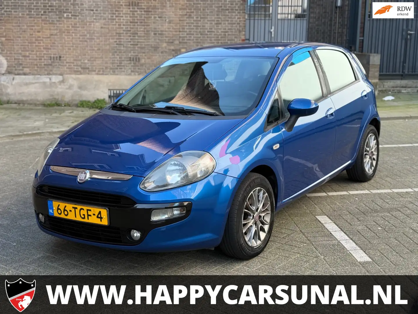 Fiat Punto Evo 1.3 M-Jet Mylife, AIRCO, NIEUWE APK Blue - 1