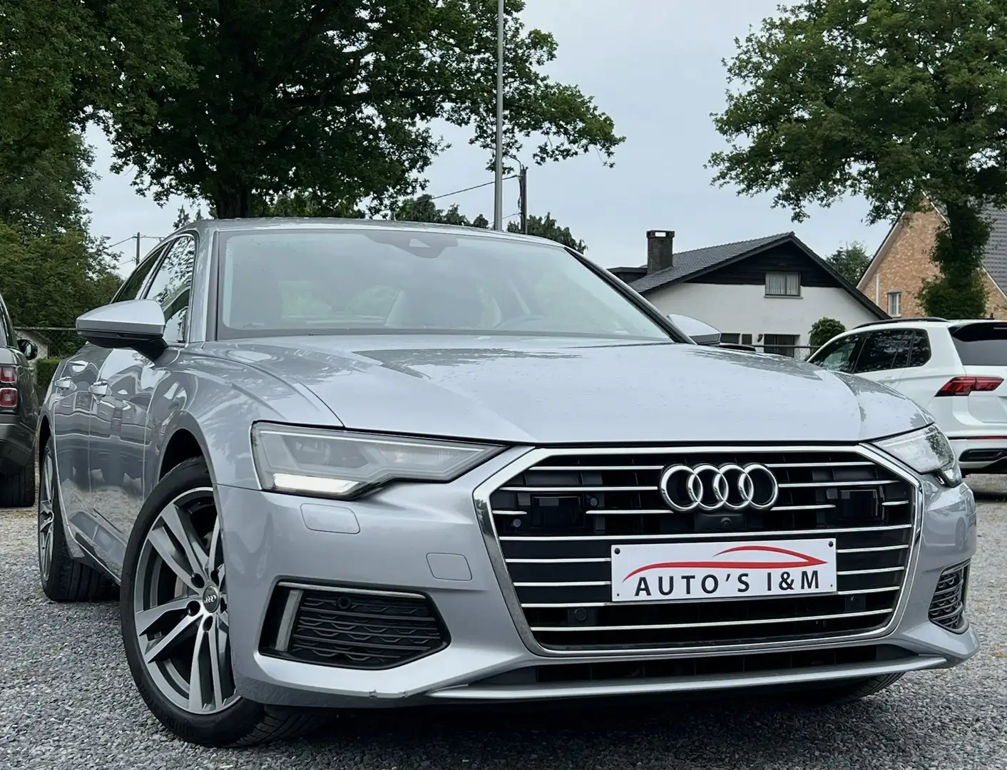 Audi A6 40TDi S tronic BTW 98Dkm 360gr Camera Lijnass Full Argent - 2