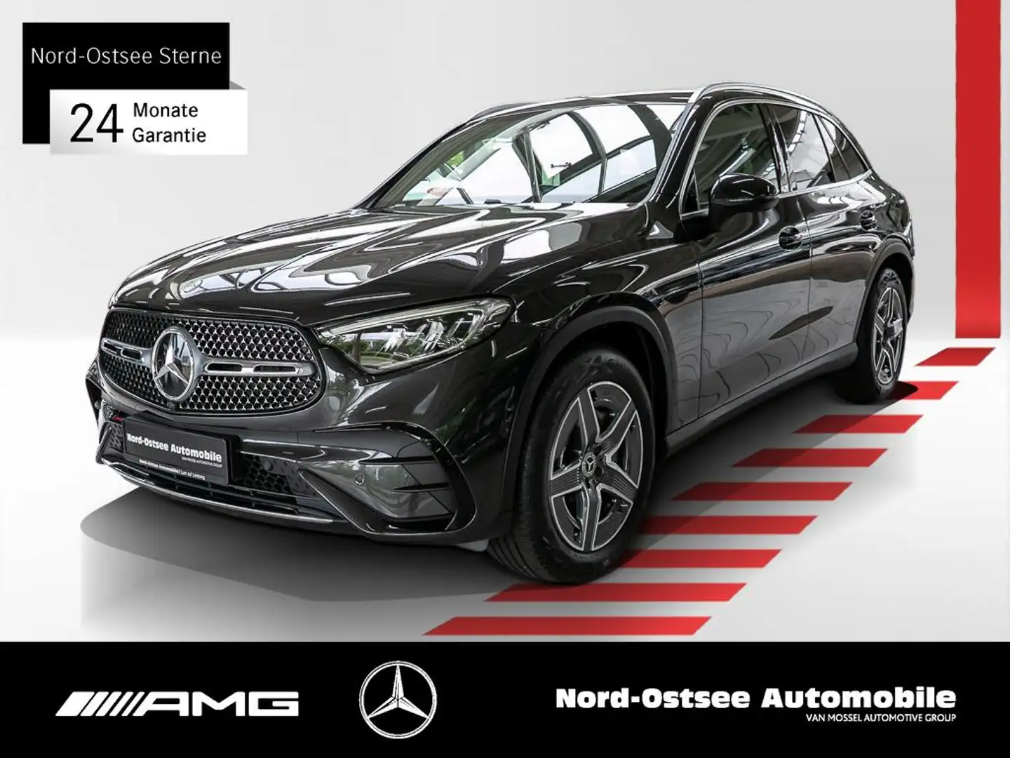 Mercedes-Benz GLC 300 d 4M AMG KAMERA AHK DISTRONIC KEYLESS Gris - 1