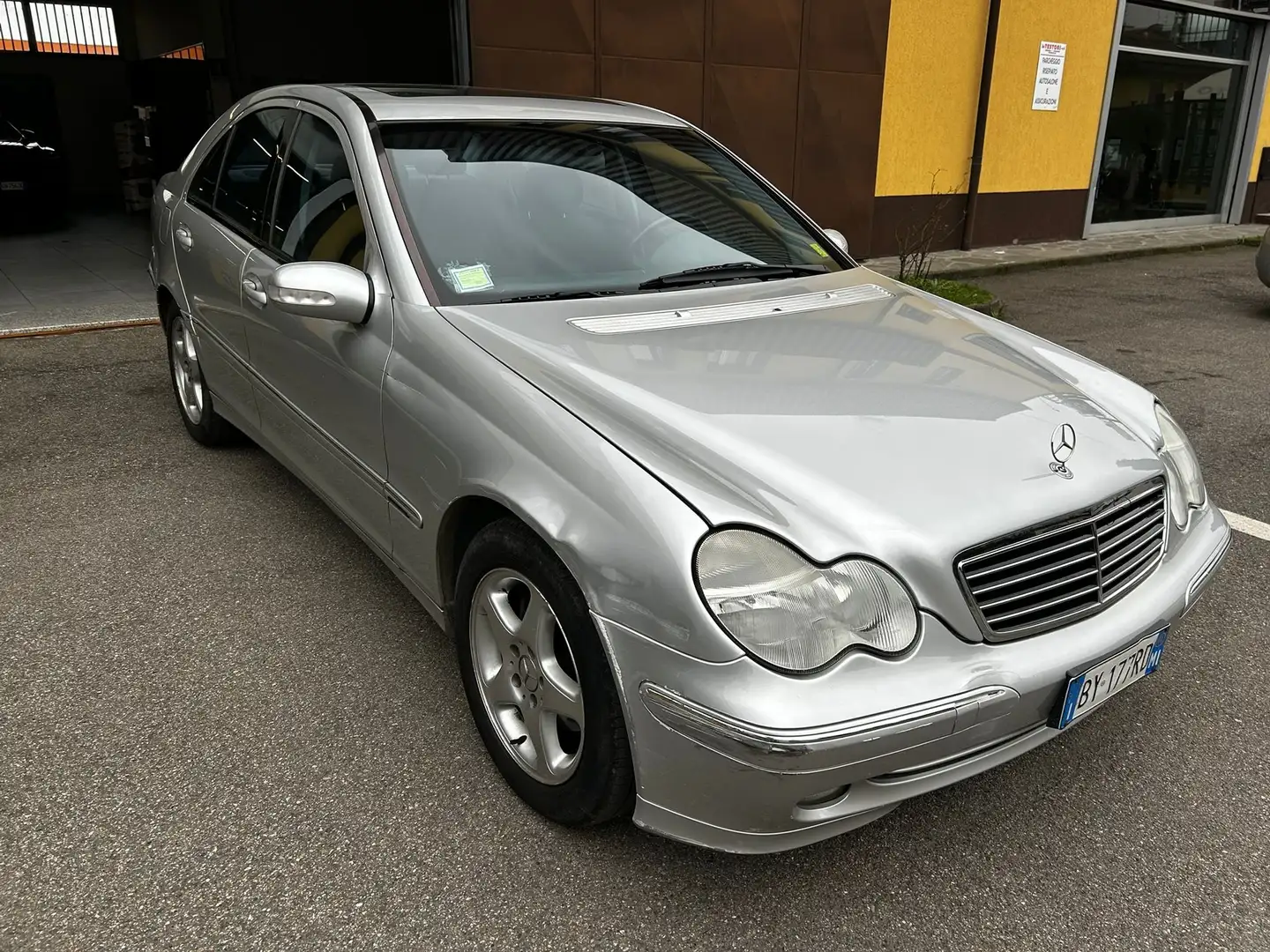 Mercedes-Benz C 200 C 200 k Evo Avantgarde TETTO APRIBILE Plateado - 2