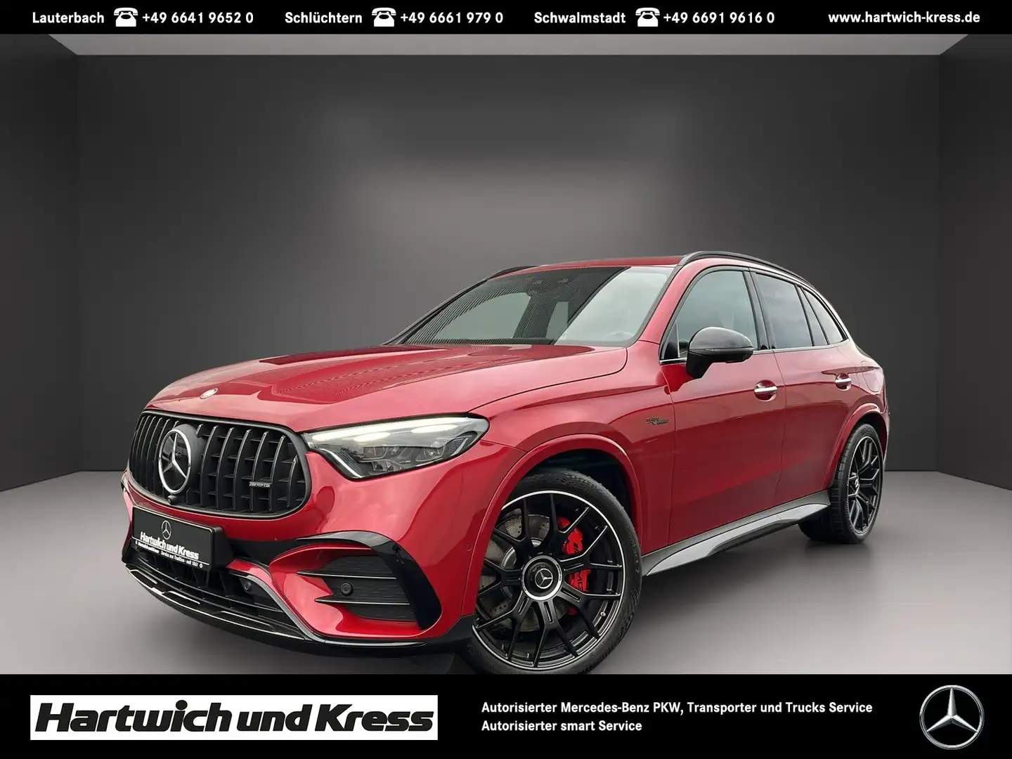 Mercedes-Benz GLC 63 AMG GLC 63 S AMG E Performance+Night+Carbon-Paket+Burmester+360°-Kamera+DigitalLight+ Rot - 1