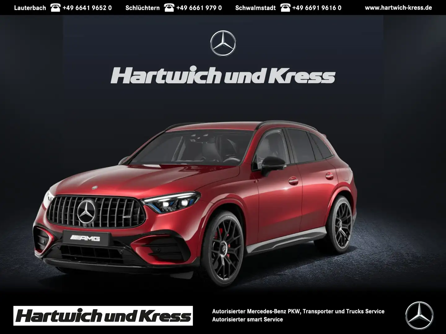 Mercedes-Benz GLC 63 AMG GLC 63 S AMG E Performance+Night+Carbon-Paket+Burmester+360°-Kamera+DigitalLight+ Rouge - 1