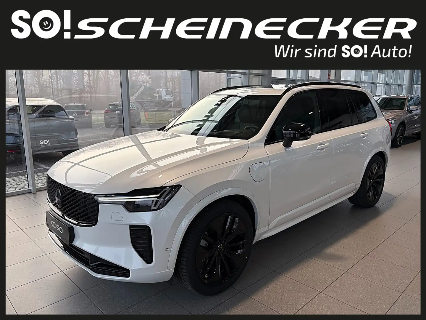 Volvo XC90 T8 AWD PHEV 18,8kWh Ultra Black Edition Weiß - 2
